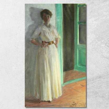 Ritratto Di Marie Krøyer Peder Severin Krøyer psk48 quadro stampato su tela