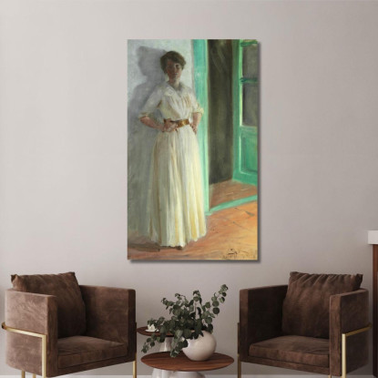 Ritratto Di Marie Krøyer Peder Severin Krøyer psk48 quadro stampato su tela
