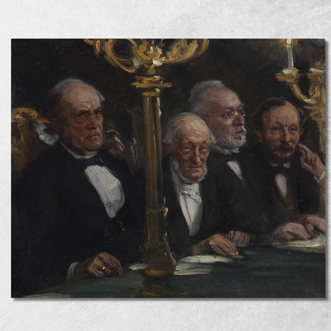 Gruppo Di Ritratti Peder Severin Krøyer psk49 quadro stampato su tela Gruppo Di Ritratti Peder Severin Krøyer psk49 quadro stampato su tela