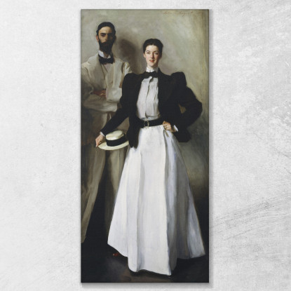 Il Signor E La Signora I N Phelps Stokes John Singer Sargent jss178 quadro stampato su tela