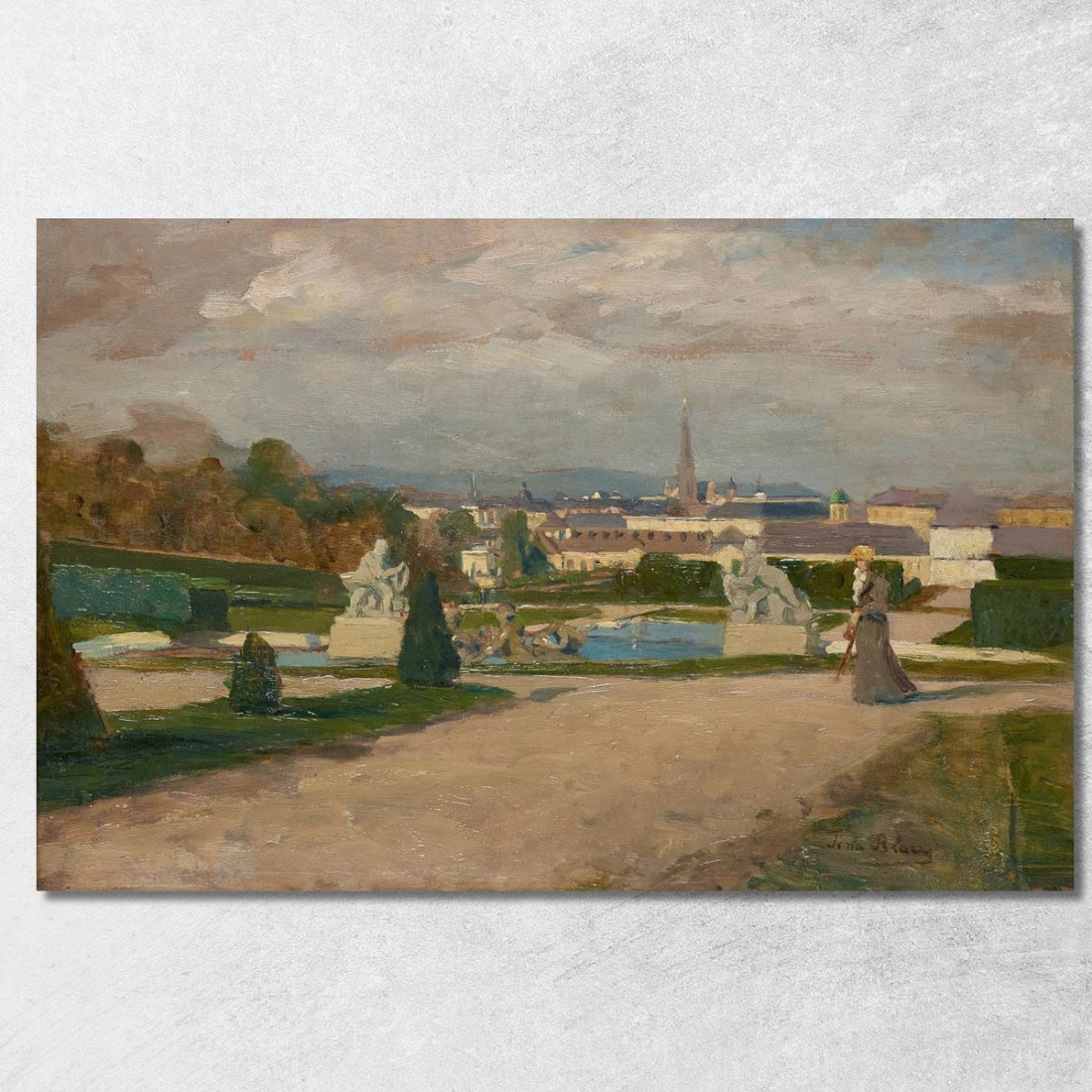 Dal Belvedere Tina Blau tbl16 quadro stampato su tela Dal Belvedere Tina Blau tbl16 quadro stampato su tela