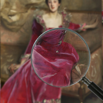 La Signora Hugh Hammersley John Singer Sargent jss181 quadro stampato su tela