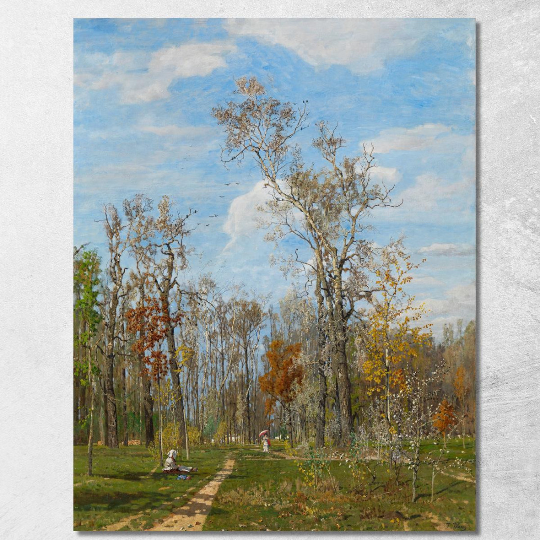 Nella Krieau – Scorcio Del Prater In Primavera Tina Blau tbl31 quadro stampato su tela Nella Krieau – Scorcio Del Prater In Primavera Tina Blau tbl31 quadro stampato su tela
