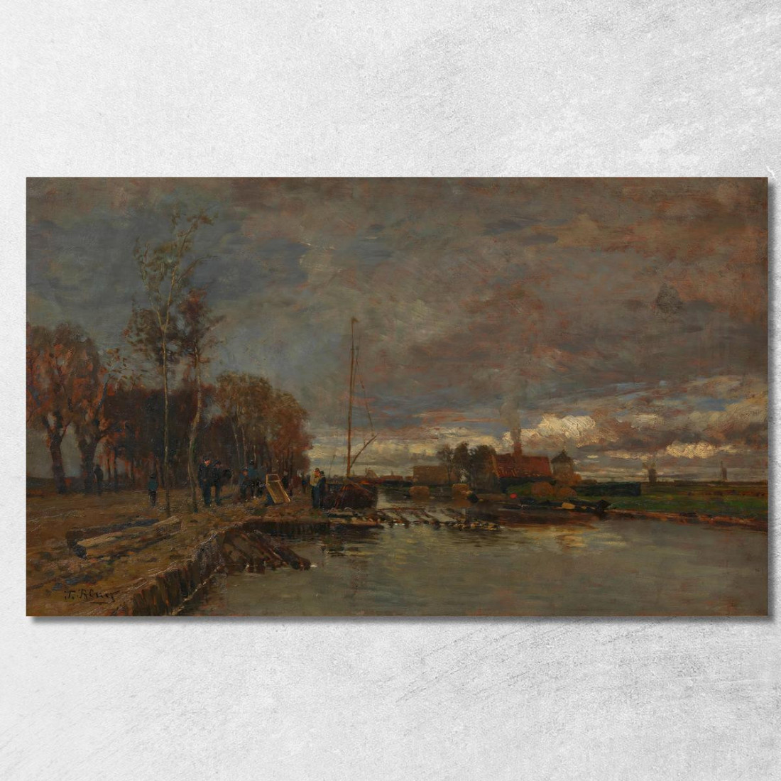 Canale Ad Amsterdam Tina Blau tbl33 quadro stampato su tela Canale Ad Amsterdam Tina Blau tbl33 quadro stampato su tela