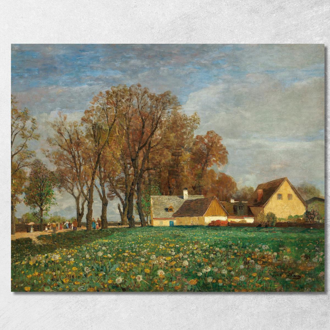 Sulla Schleißheimerstraße Tina Blau tbl43 quadro stampato su tela Sulla Schleißheimerstraße Tina Blau tbl43 quadro stampato su tela