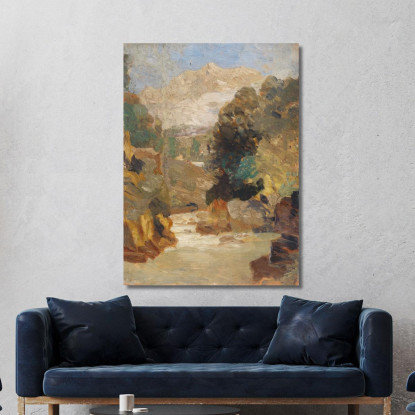 Scorcio Di Schladming Tina Blau tbl45 quadro stampato su tela