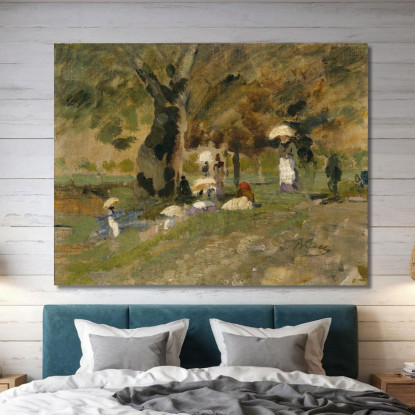 Giorno D'Estate Nel Prater Tina Blau tbl53 quadro stampato su tela