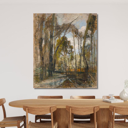 I Giardini Del Prater Dopo La Pioggia Tina Blau tbl64 quadro stampato su tela