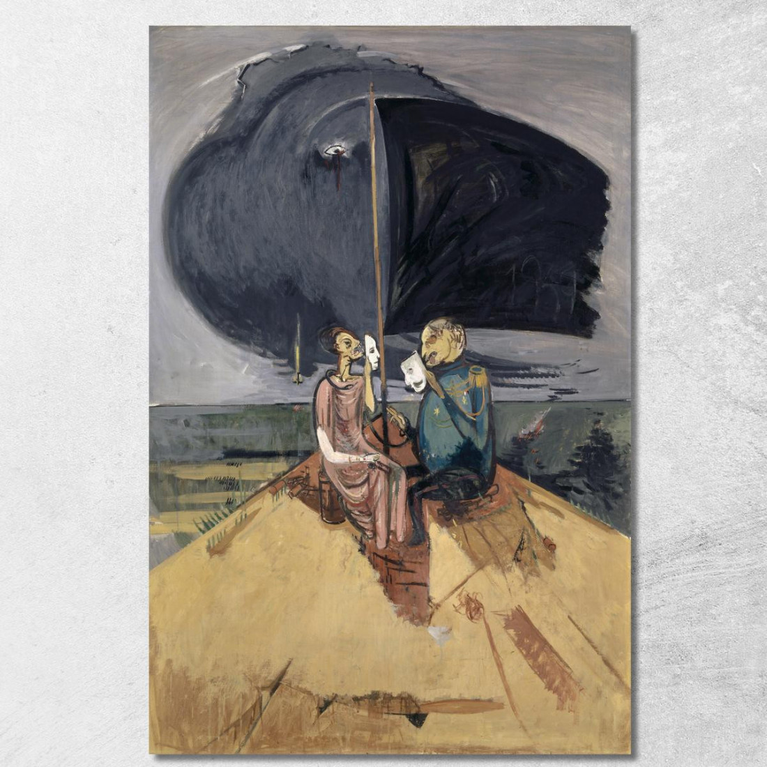 Bandiere Nere Walter Kurt Wiemken wkw1 quadro stampato su tela Bandiere Nere Walter Kurt Wiemken wkw1 quadro stampato su tela