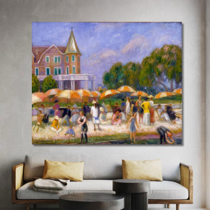Ombrelloni Da Spiaggia A Blue Point William James Glackens wjg9 quadro stampato su tela