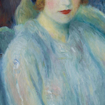 Café Lafayette – Ritratto Di Kay Laurell William James Glackens wjg13 quadro stampato su tela