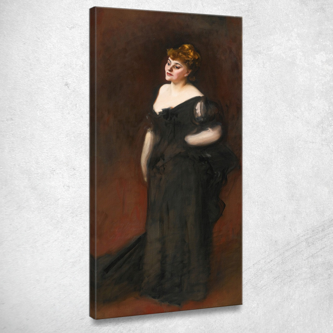 La Signora Harry Vane Milbank John Singer Sargent jss194 quadro stampato su tela La Signora Harry Vane Milbank John Singer Sargent jss194 quadro stampato su tela