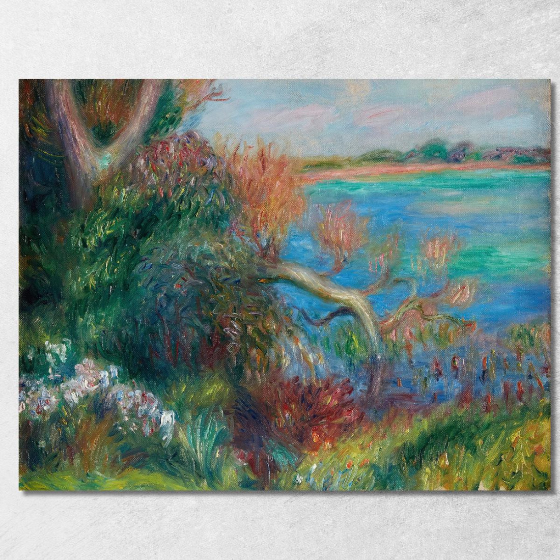 Riva Del Fiume William James Glackens wjg38 quadro stampato su tela Riva Del Fiume William James Glackens wjg38 quadro stampato su tela