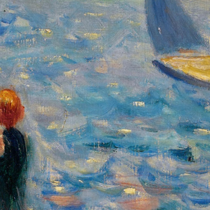 La Zattera William James Glackens wjg60 quadro stampato su tela
