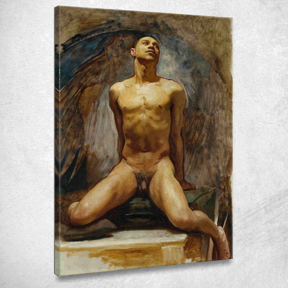 Studio Di Nudo Di Thomas E. Mckeller John Singer Sargent jss204 quadro stampato su tela Studio Di Nudo Di Thomas E. Mckeller John Singer Sargent jss204 quadro stampato su tela