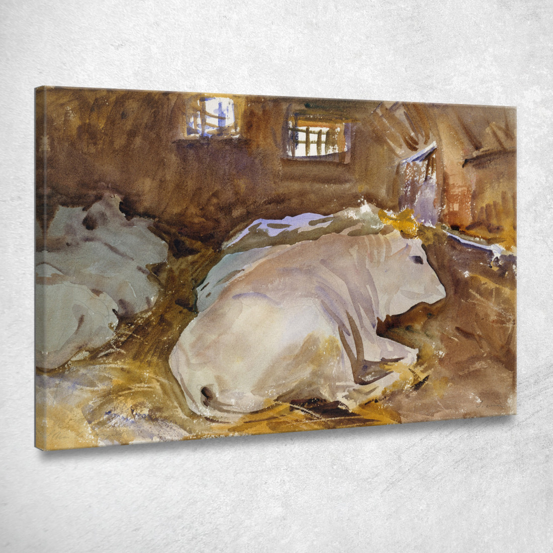 Buoi John Singer Sargent jss210 quadro stampato su tela Buoi John Singer Sargent jss210 quadro stampato su tela