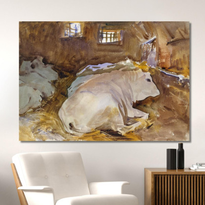 Buoi John Singer Sargent jss210 quadro stampato su tela