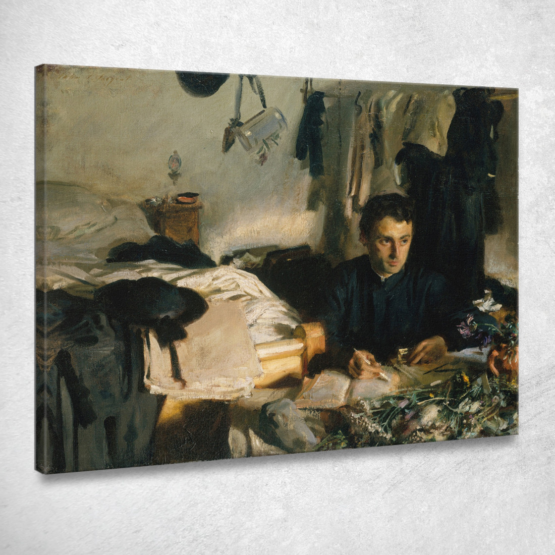 Padre Sebastiano John Singer Sargent jss211 quadro stampato su tela Padre Sebastiano John Singer Sargent jss211 quadro stampato su tela