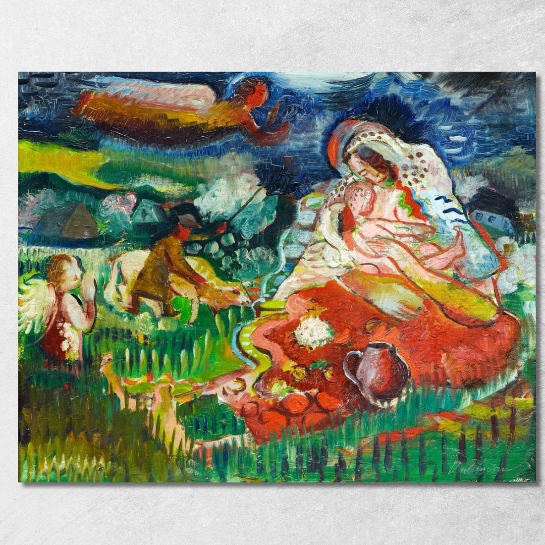 Madonna Arnold Peter Weisz-Kubínčan apw44 quadro stampato su tela Madonna Arnold Peter Weisz-Kubínčan apw44 quadro stampato su tela