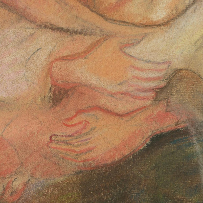 Madre Con Bambino Arnold Peter Weisz-Kubínčan apw48 quadro stampato su tela