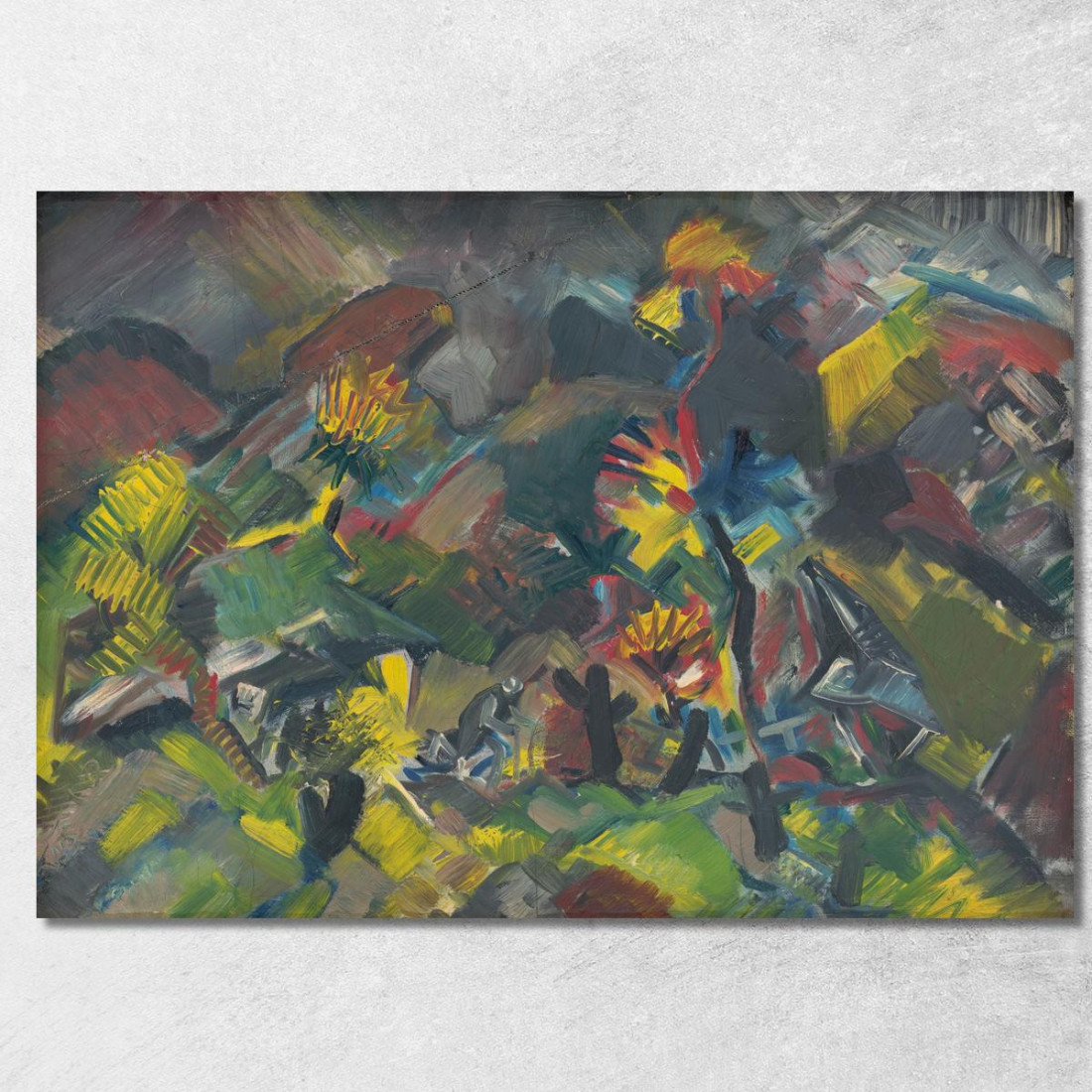 Paesaggio Montano Arnold Peter Weisz-Kubínčan apw51 quadro stampato su tela Paesaggio Montano Arnold Peter Weisz-Kubínčan apw51 quadro stampato su tela