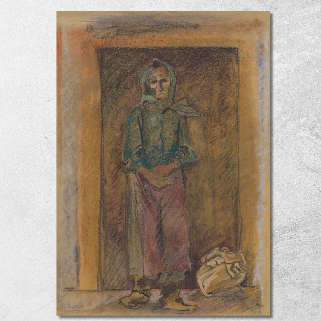Vecchia Donna Arnold Peter Weisz-Kubínčan apw53 quadro stampato su tela Vecchia Donna Arnold Peter Weisz-Kubínčan apw53 quadro stampato su tela