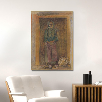 Vecchia Donna Arnold Peter Weisz-Kubínčan apw53 quadro stampato su tela