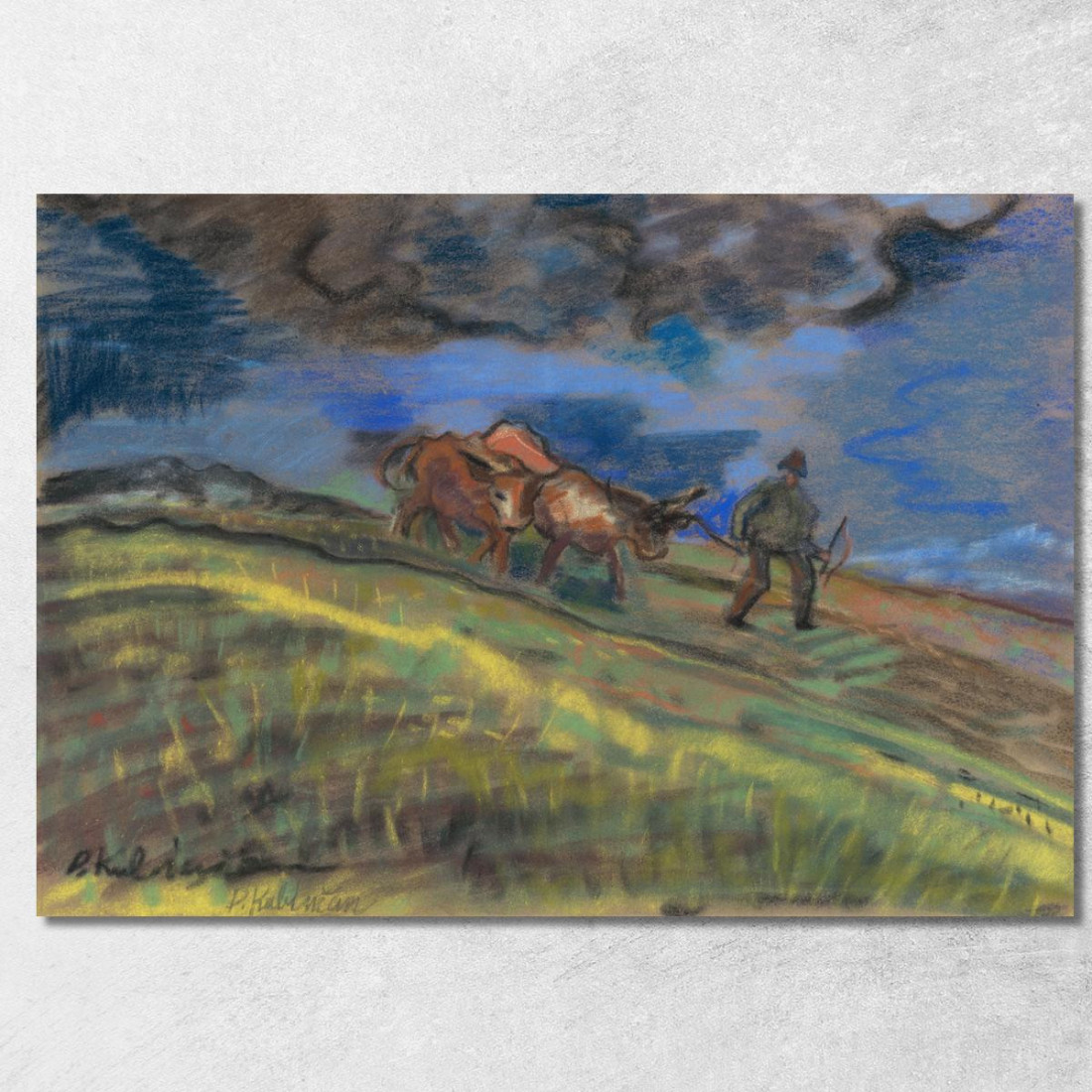 Aratore Arnold Peter Weisz-Kubínčan apw57 quadro stampato su tela Aratore Arnold Peter Weisz-Kubínčan apw57 quadro stampato su tela