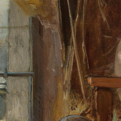 Vista Dell'Atelier Carl Moll cml5 quadro stampato su tela