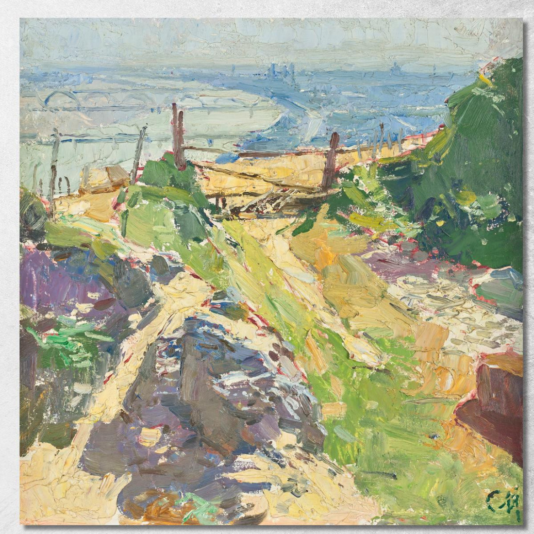 Presso L'Eichelhof A Nußdorf Carl Moll cml8 quadro stampato su tela