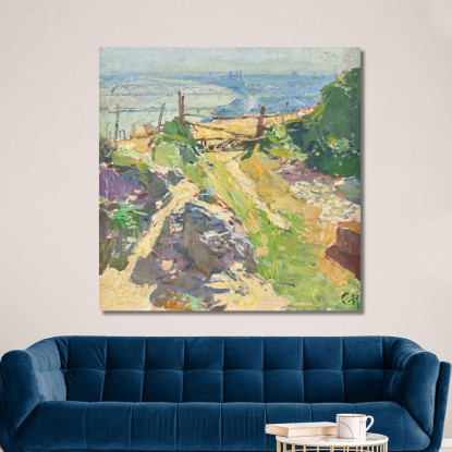 Presso L'Eichelhof A Nußdorf Carl Moll cml8 quadro stampato su tela
