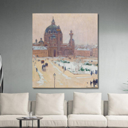 Chiesa Di San Carlo In Inverno Carl Moll cml17 quadro stampato su tela