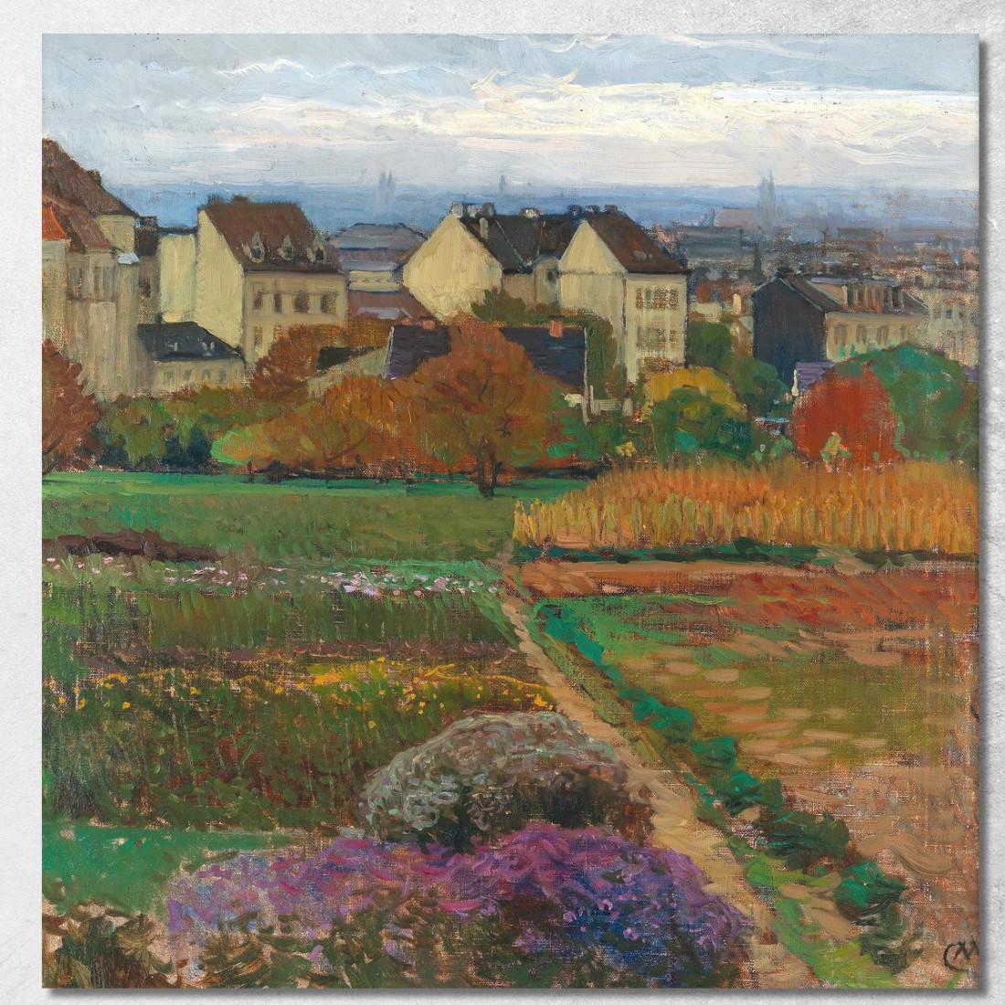 Döbling Vienna Carl Moll cml24 quadro stampato su tela Döbling Vienna Carl Moll cml24 quadro stampato su tela