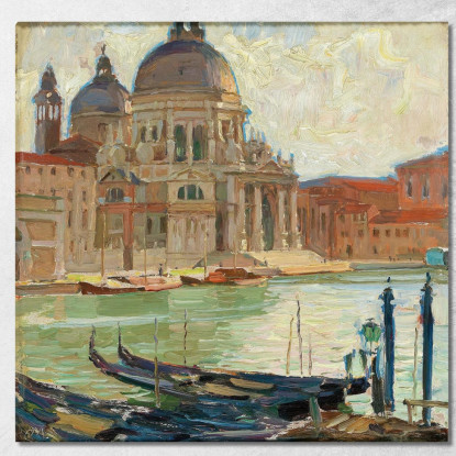 Chiesa A Venezia Carl Moll cml30 quadro stampato su tela