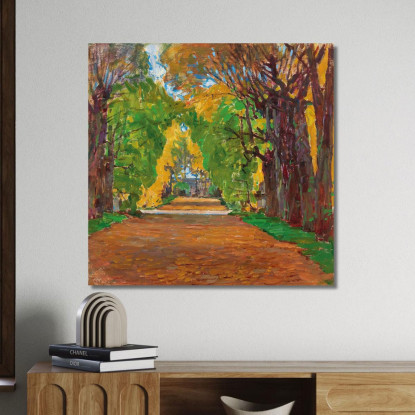 Motivo Dal Parco Del Castello Di Jevišovice Carl Moll cml35 quadro stampato su tela