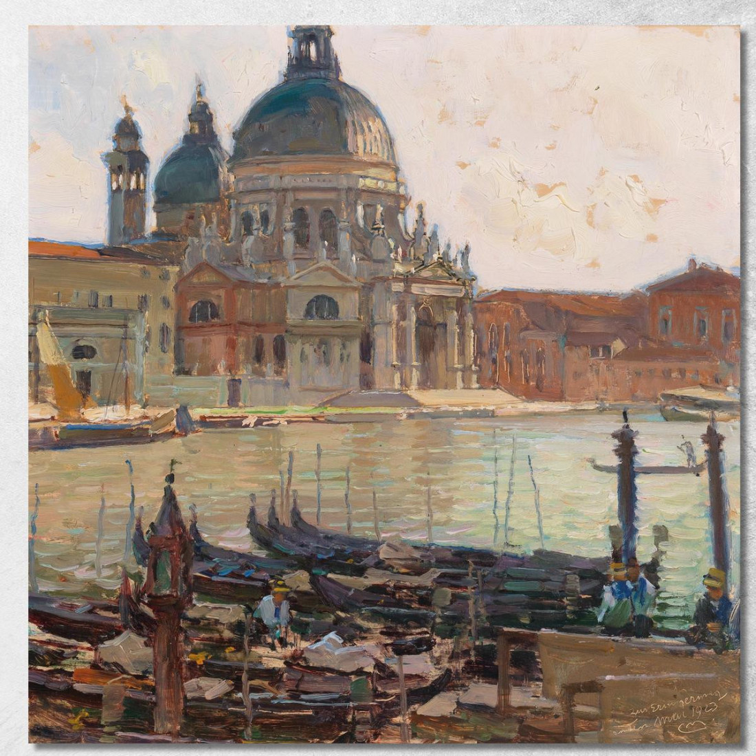 Santa Maria Della Salute Venezia Carl Moll cml42 quadro stampato su tela