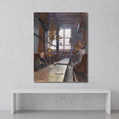 Casa Dei Barcaioli A Lubecca Carl Moll cml43 quadro stampato su tela