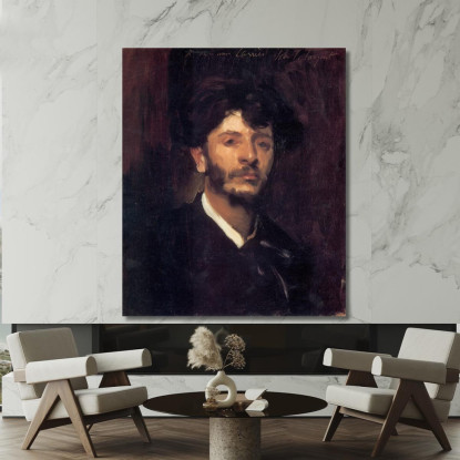 Ritratto Di Jean Joseph Marie Porta John Singer Sargent jss230 quadro stampato su tela