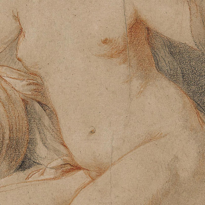 Studio Di Una Ninfa Charles-Joseph Natoire cjn22 quadro stampato su tela