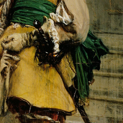 Un Cavaliere Al Tempo Di Luigi Xiii Ernest Meissonier ems2 quadro stampato su tela