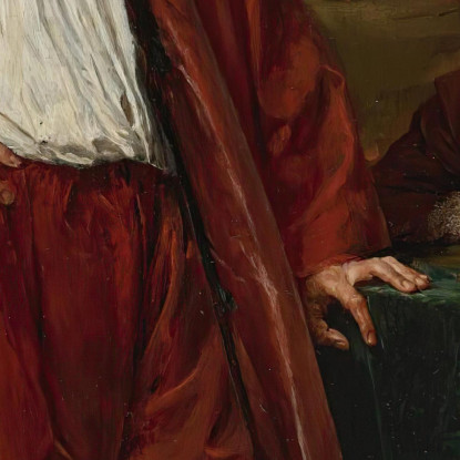 Diderot E Il Suo Scriba Ernest Meissonier ems16 quadro stampato su tela