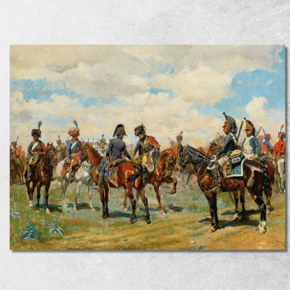 I Due Amici Ernest Meissonier ems24 quadro stampato su tela