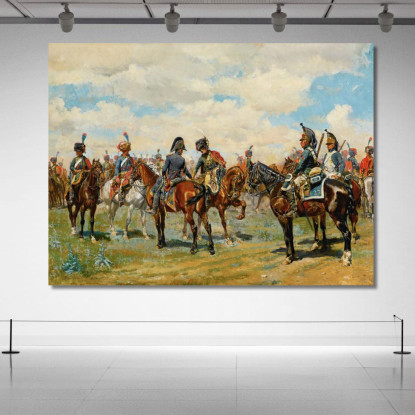 I Due Amici Ernest Meissonier ems24 quadro stampato su tela