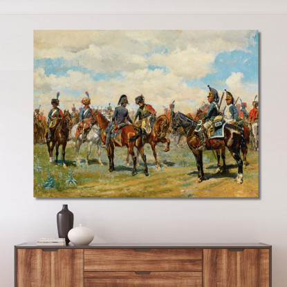 I Due Amici Ernest Meissonier ems24 quadro stampato su tela