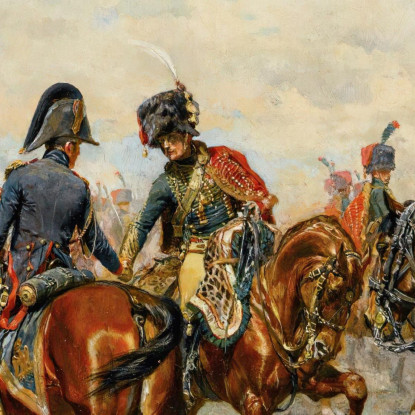 I Due Amici Ernest Meissonier ems24 quadro stampato su tela
