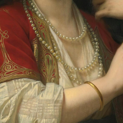 Una Bellezza Turca Hugues Merle hmr3 quadro stampato su tela