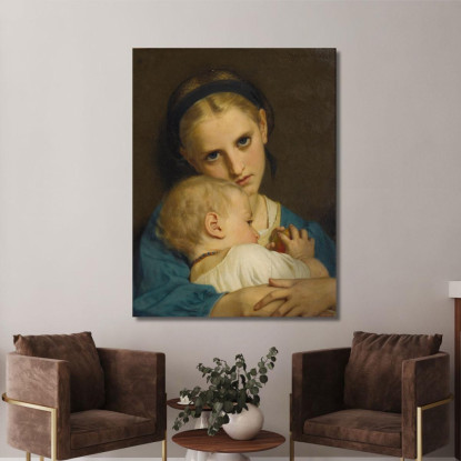 Affetto Hugues Merle hmr4 quadro stampato su tela