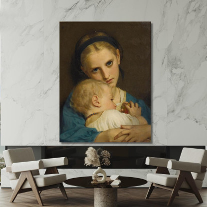 Affetto Hugues Merle hmr4 quadro stampato su tela