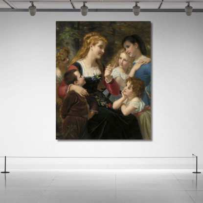 Racconti Infantili Hugues Merle hmr6 quadro stampato su tela