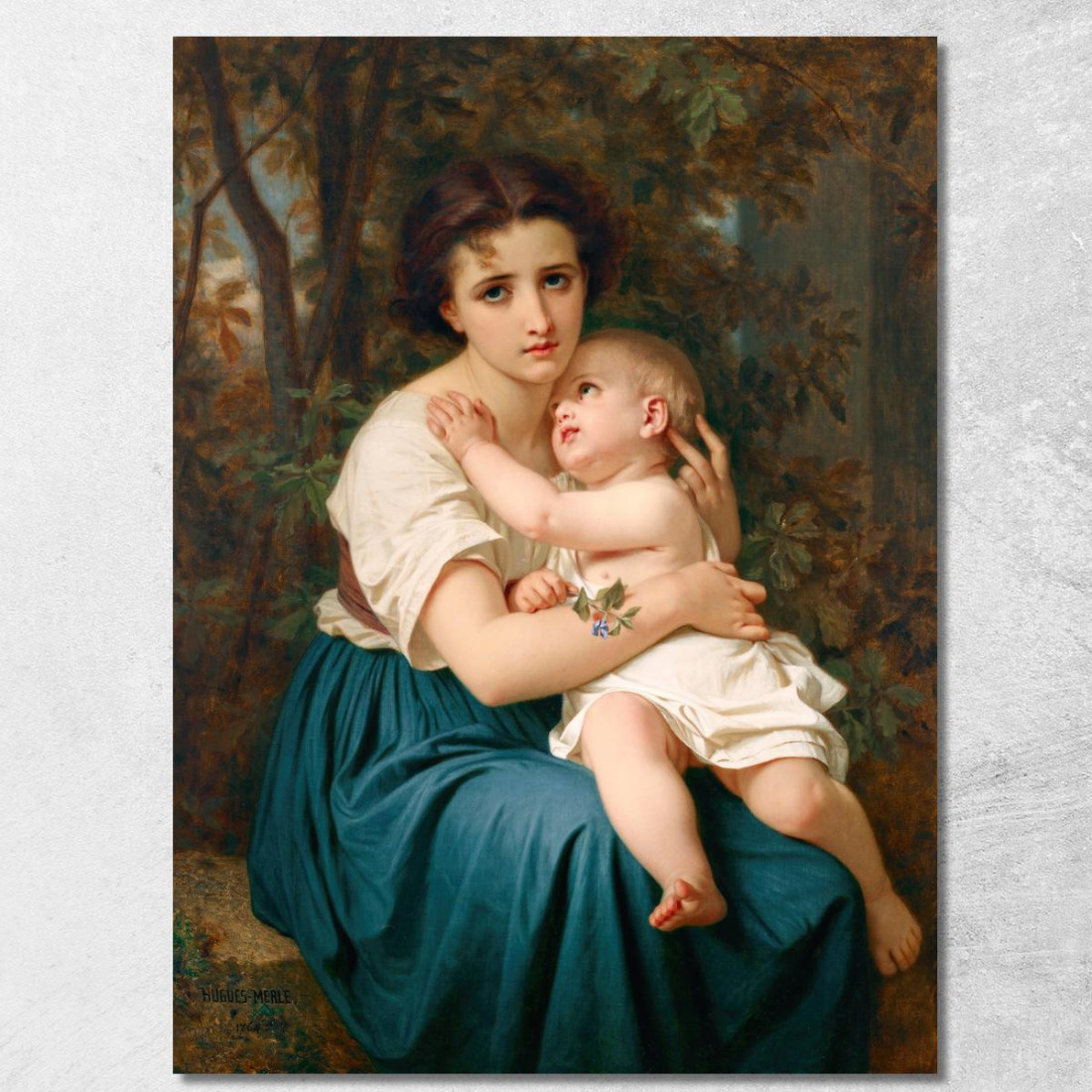 Pensieri Sul Futuro Hugues Merle hmr29 quadro stampato su tela Pensieri Sul Futuro Hugues Merle hmr29 quadro stampato su tela